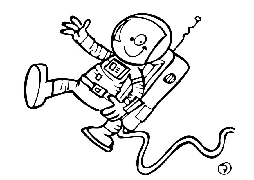 Kosmonauci kolorowanki